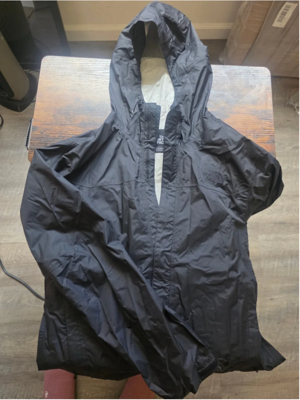 Men's The North Face Windbreaker Jacket Black Size M